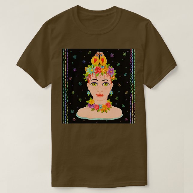 Camiseta Aves en el Día de la Cabeza (Diseño del anverso)