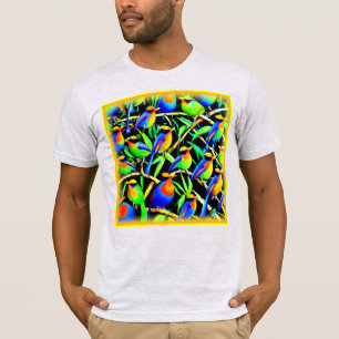 Camiseta Aves En Pintura De Árboles. ¡Hazte con una en Zazz