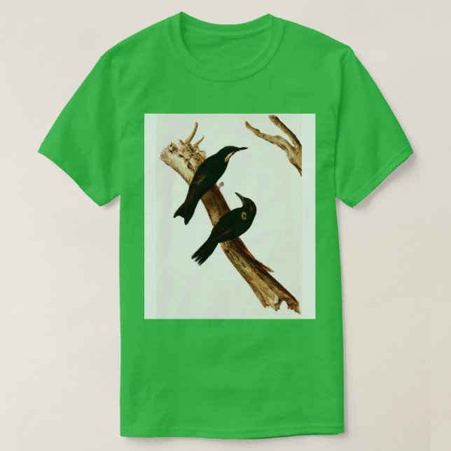 Camiseta Aves en una rama 2 (Diseño del anverso)
