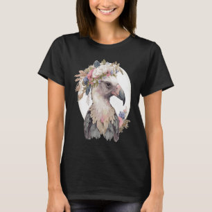 Camiseta Aves Exóticas Flores de Aves de la Corona Florales