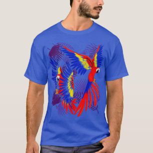 Camiseta Aves exóticas observando el loro de aves de Macaw