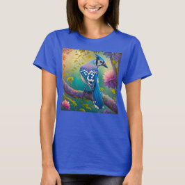 Camiseta Aves fantásticas Jay azul