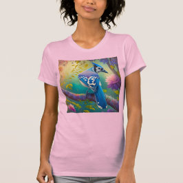 Camiseta Aves fantásticas Jay azul