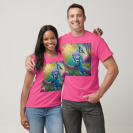 Camiseta Aves fantásticas Jay azul