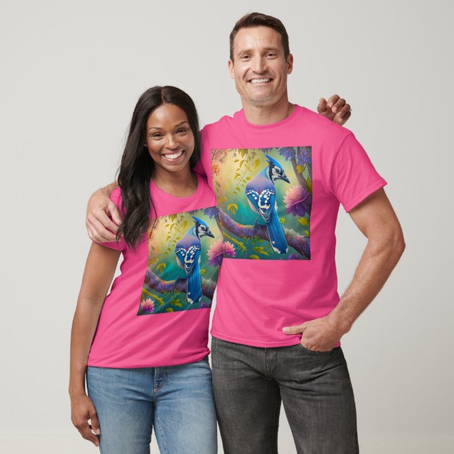 Camiseta Aves fantásticas Jay azul (Unisexo)
