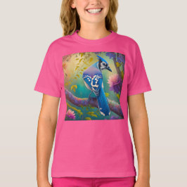 Camiseta Aves fantásticas Jay azul