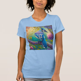 Camiseta Aves fantásticas Jay azul