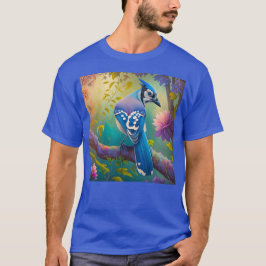 Camiseta Aves fantásticas Jay azul
