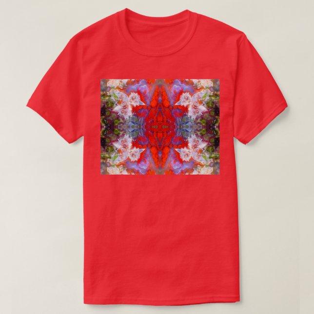 Camiseta Aves Fuera De La Caja Envejecimiento Relámpago Roj (Diseño del anverso)