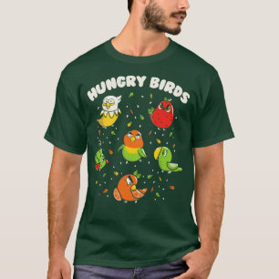 Camiseta Aves hambrientas frutan loros de Tobe Fonseca
