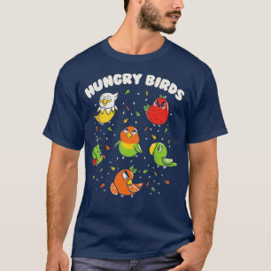 Camiseta Aves hambrientas frutan loros de Tobe Fonseca