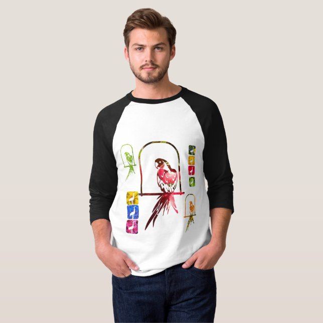 Camiseta aves magníficas (Anverso completo)