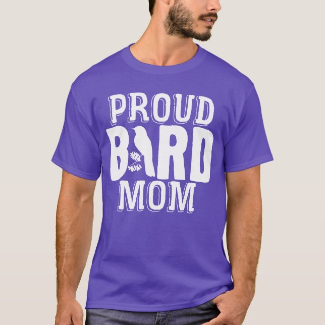Camiseta Aves Mamá Aves Amo Budgie Sparrow Heron Parrot gi (Anverso)
