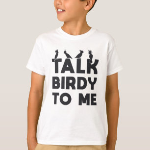 Camiseta Aves Mirando Retro Me Hablan De Pájaros