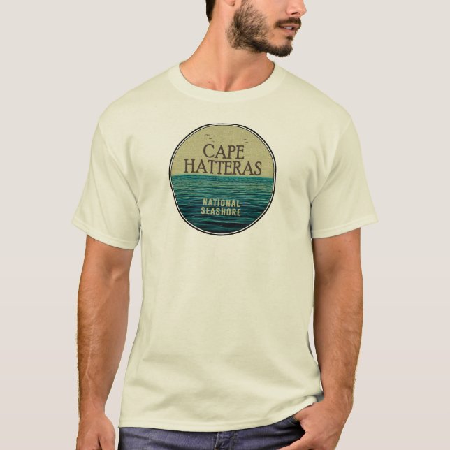 Camiseta Aves nacionales del Océano marino de Cabo Hatteras (Anverso)