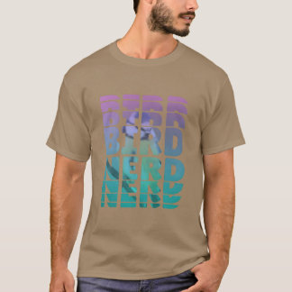Camiseta Aves Nerd Birds Lover divertido