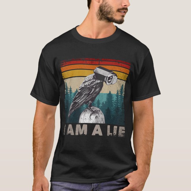 Camiseta Aves No Es Real Merch Vigilancia De Memes De Aves (Anverso)