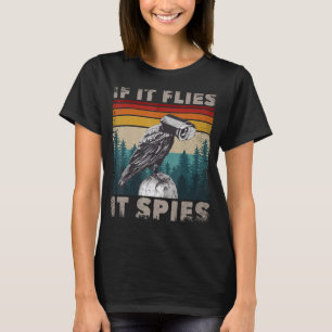 Camiseta Aves No Es Un Verdadero Merch Bird Meme CCTV Si Lo
