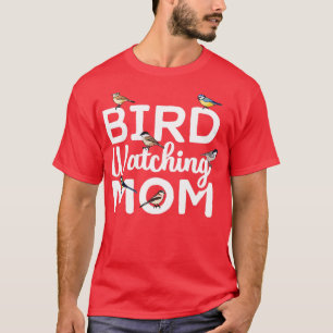 Camiseta Aves observando a mamá avistando aves Aves 1