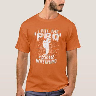 Camiseta Aves observando la vinta de máxima distancia socia