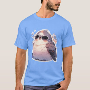 Camiseta Aves pájaros divertidos animales Criaturas foresta