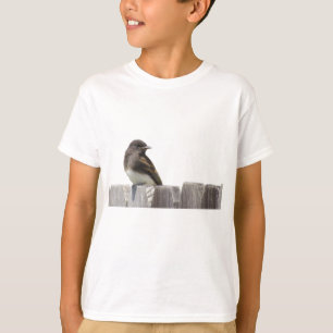 Camiseta - Aves sentadas en la cerca