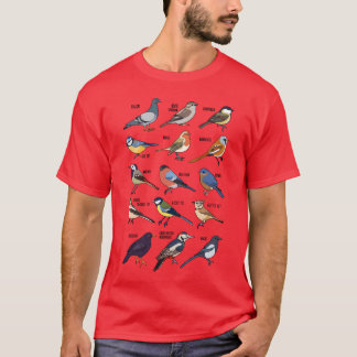 Camiseta Aves silvestres para avistar aves retro
