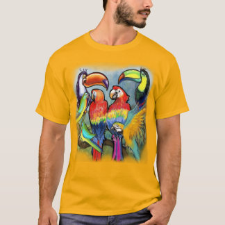 Camiseta Aves tropicales