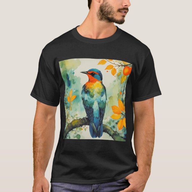 Camiseta Aves Tropicales Amazónicas (Anverso)