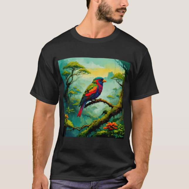 Camiseta Aves Tropicales Amazónicas #2 (Anverso)