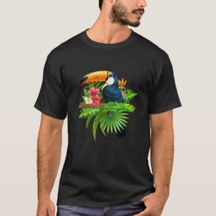 Camiseta Aves tropicales Exótico Verano Animal Toucan
