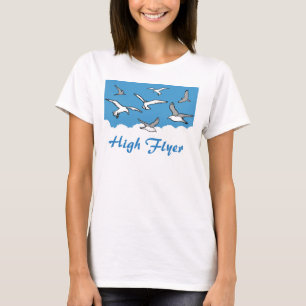 Camiseta Aves volando por encima del tanque
