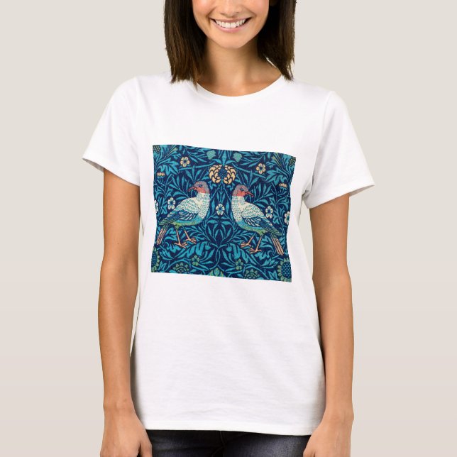Camiseta Aves, William Morris (Anverso)
