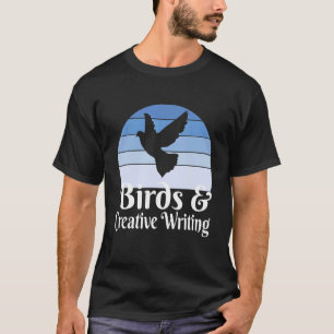 Camiseta Aves Y Escritura Creativa