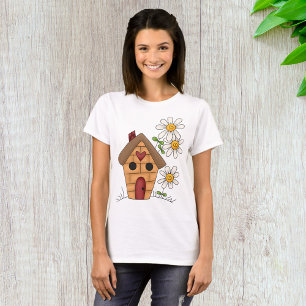 Camiseta Aves Y Flores