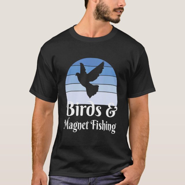 Camiseta Aves Y Pesca De Imanes (Anverso)
