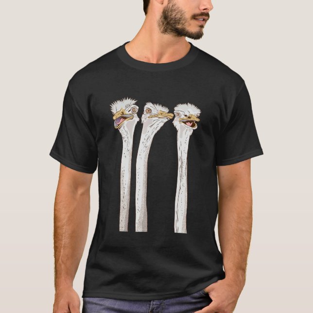 Camiseta avestruces (Anverso)