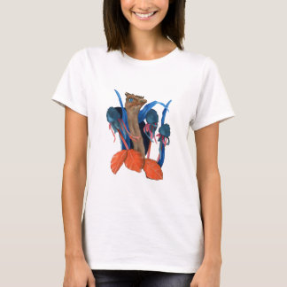 Camiseta Avestruz con hojas