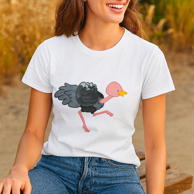 Camiseta Avestruz Corriendo (Subido por el creador)