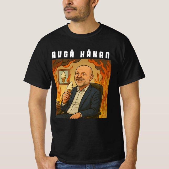 Camiseta Avgå Håkan (Anverso)