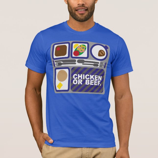 Camiseta Avgeek - pollo o carne de vaca (Anverso)