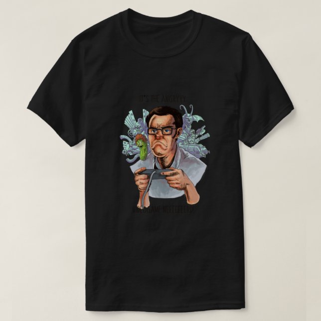 Camiseta AVGN Angry Videogame Nerd Classic (Diseño del anverso)