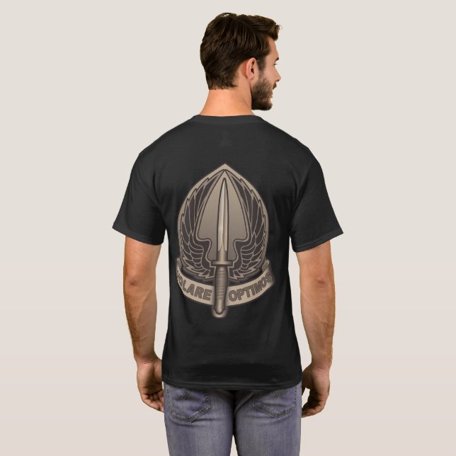 Camiseta Aviación de acosador nocturno de personalizable (Reverso completo)