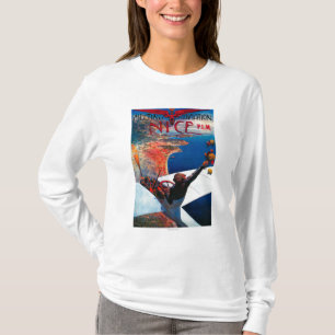 Camiseta Aviación de D de la reunión en Niza, poster de