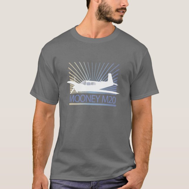 Camiseta Aviación de Mooney M20 (Anverso)