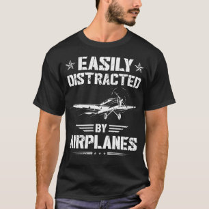 Camiseta Aviación de piloto de aviones