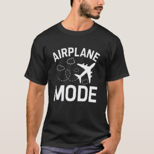 Camiseta Aviación de vuelo de avión piloto de modo avión 26