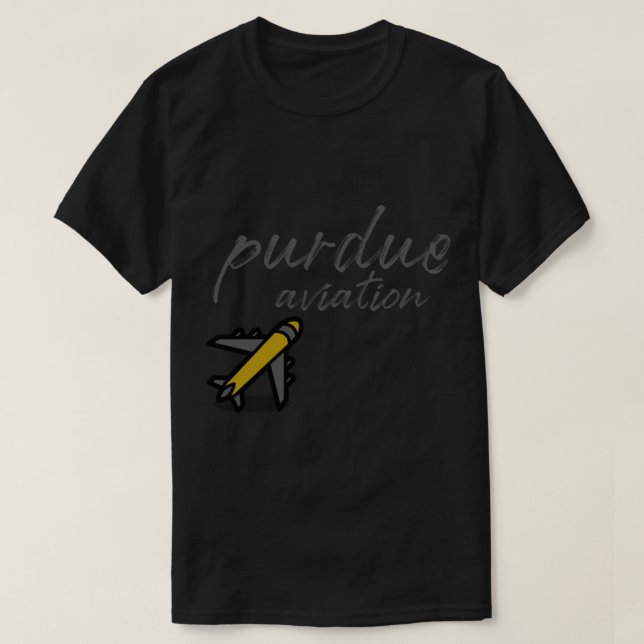 Camiseta Aviación específica para aviones de hombres y muje (Diseño del anverso)