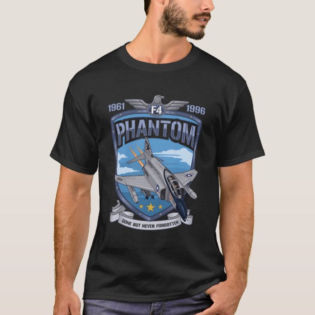 Camiseta Aviación militar de combate F4 Phantom Ii Jet Figh (Anverso)