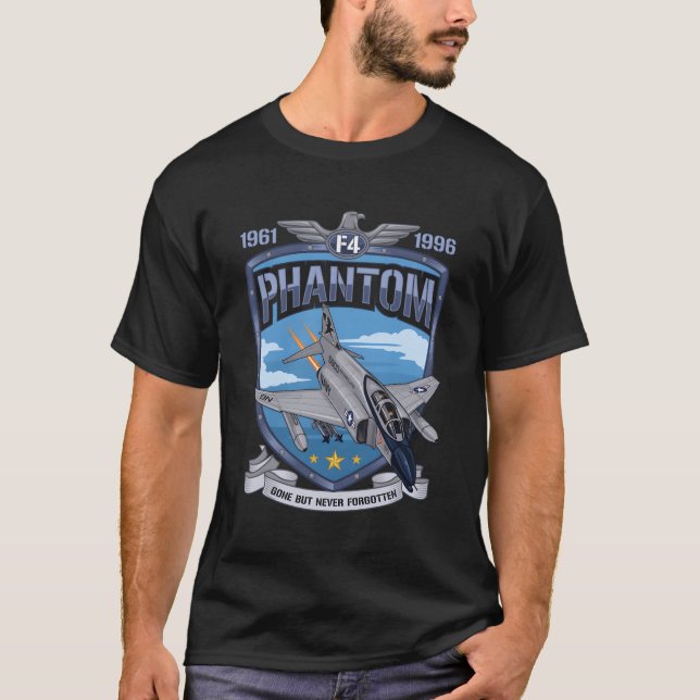 Camiseta Aviación militar de combate F4 Phantom Ii Jet Figh (Anverso)